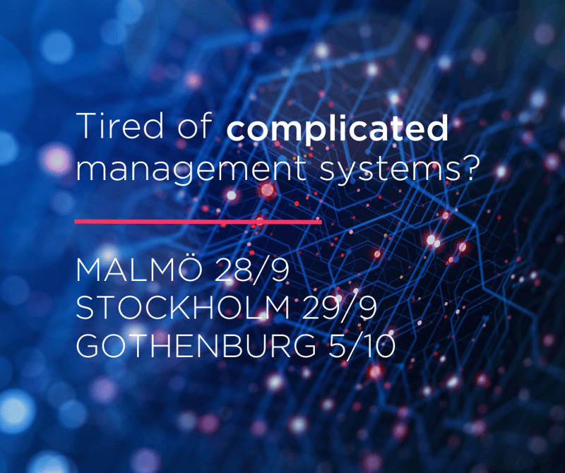 Tired of complicated management systems?