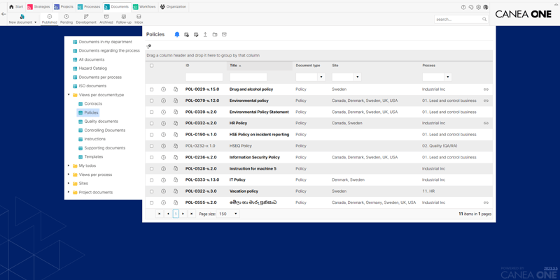 Manufacturing-Document Mgmt