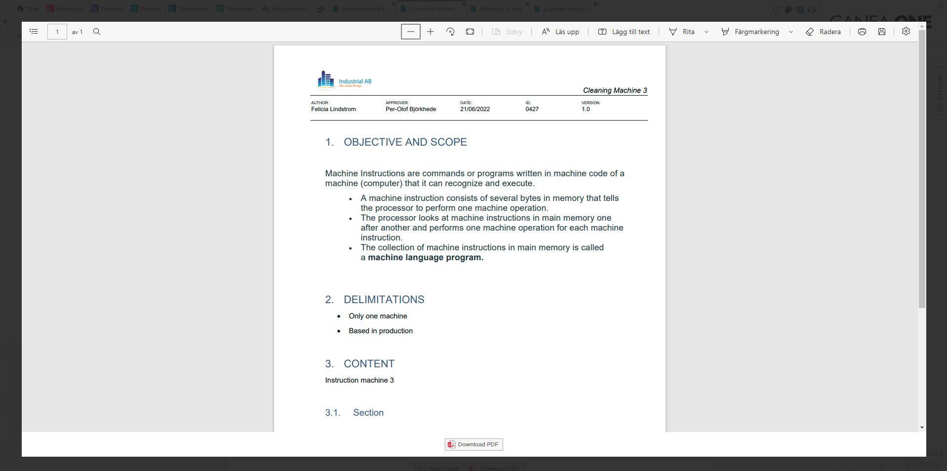 View documents online